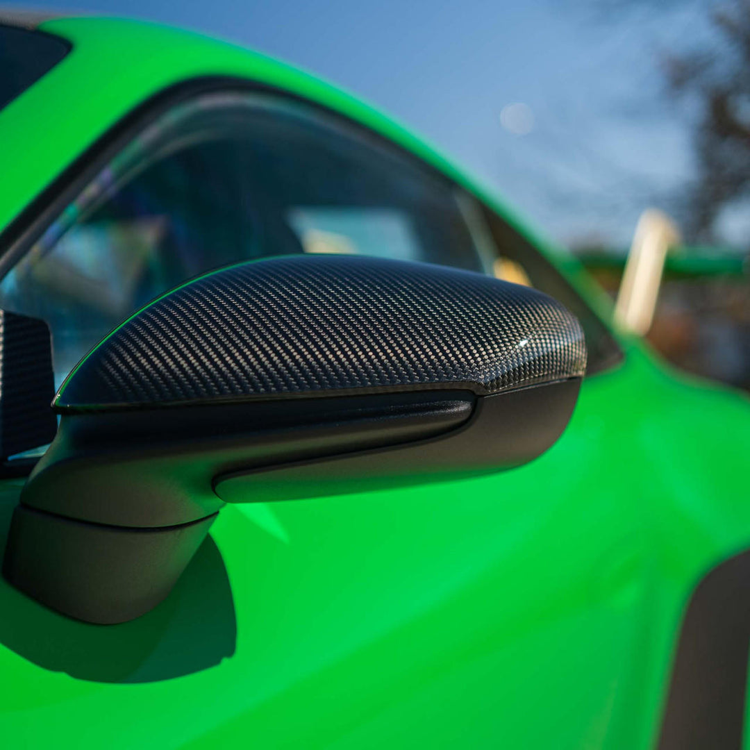 Fabspeed Porsche 992 Carrera / Turbo / GT3 Carbon Fiber Mirror Covers (2019+)