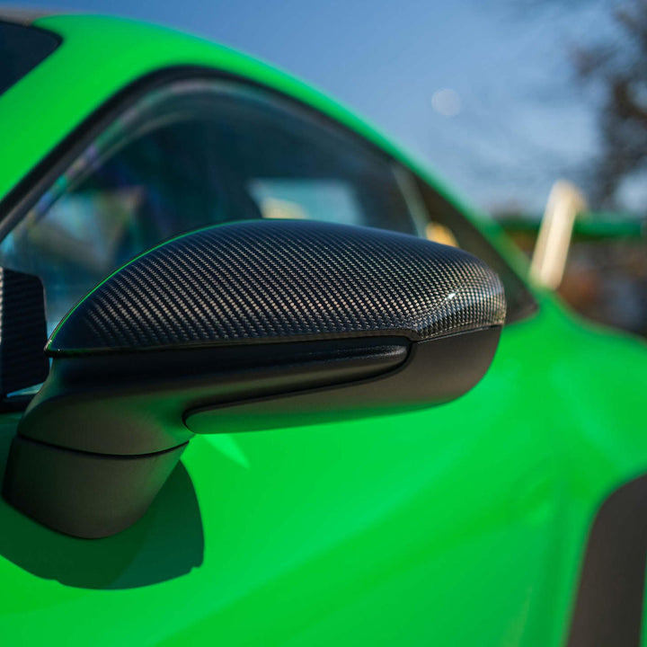 Fabspeed Porsche 992 Carrera / Turbo / GT3 Carbon Fiber Mirror Covers (2019+)