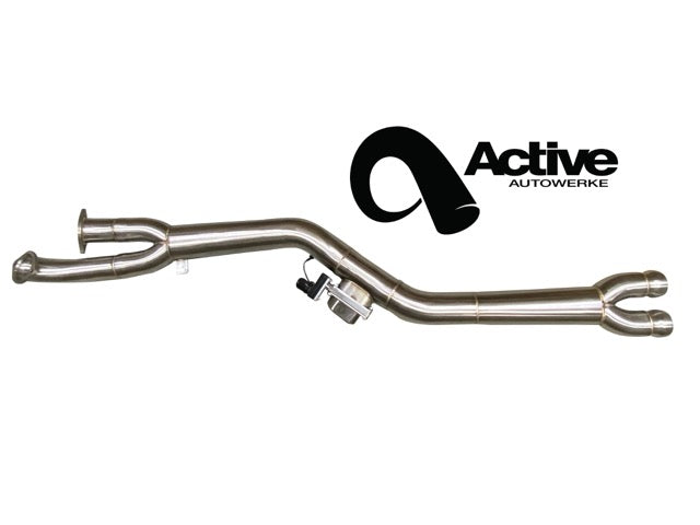 Active Autowerke X3M / X4M Signature single mid-pipe with $90 fixed price shipping in lower 48 states - w Resonator