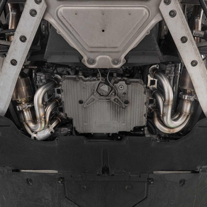 Fabspeed Porsche 987.2 Boxster / Cayman RENNKRAFT® Modular Headers with HJS Catalytic Converters (2009-2012)