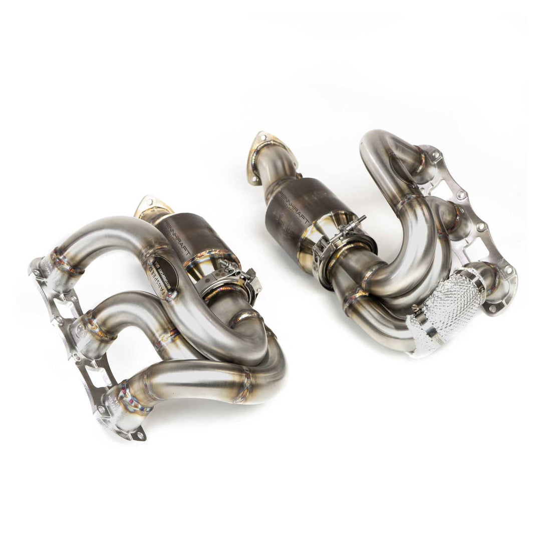 Fabspeed Porsche 981 Cayman GT4 / Boxster Spyder RENNKRAFT® Modular Headers with HJS Catalytic Converters (2015-2016)