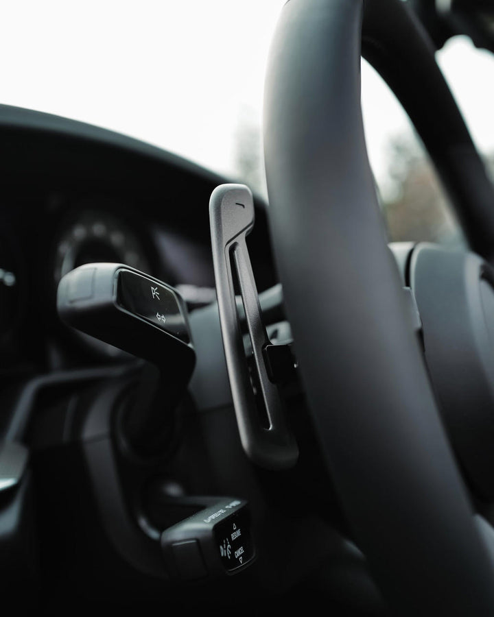 Porsche GT3 RS Style Aluminum Paddles For JQ Werks Madtrace® Clubsport Magnetic Paddle Shifters