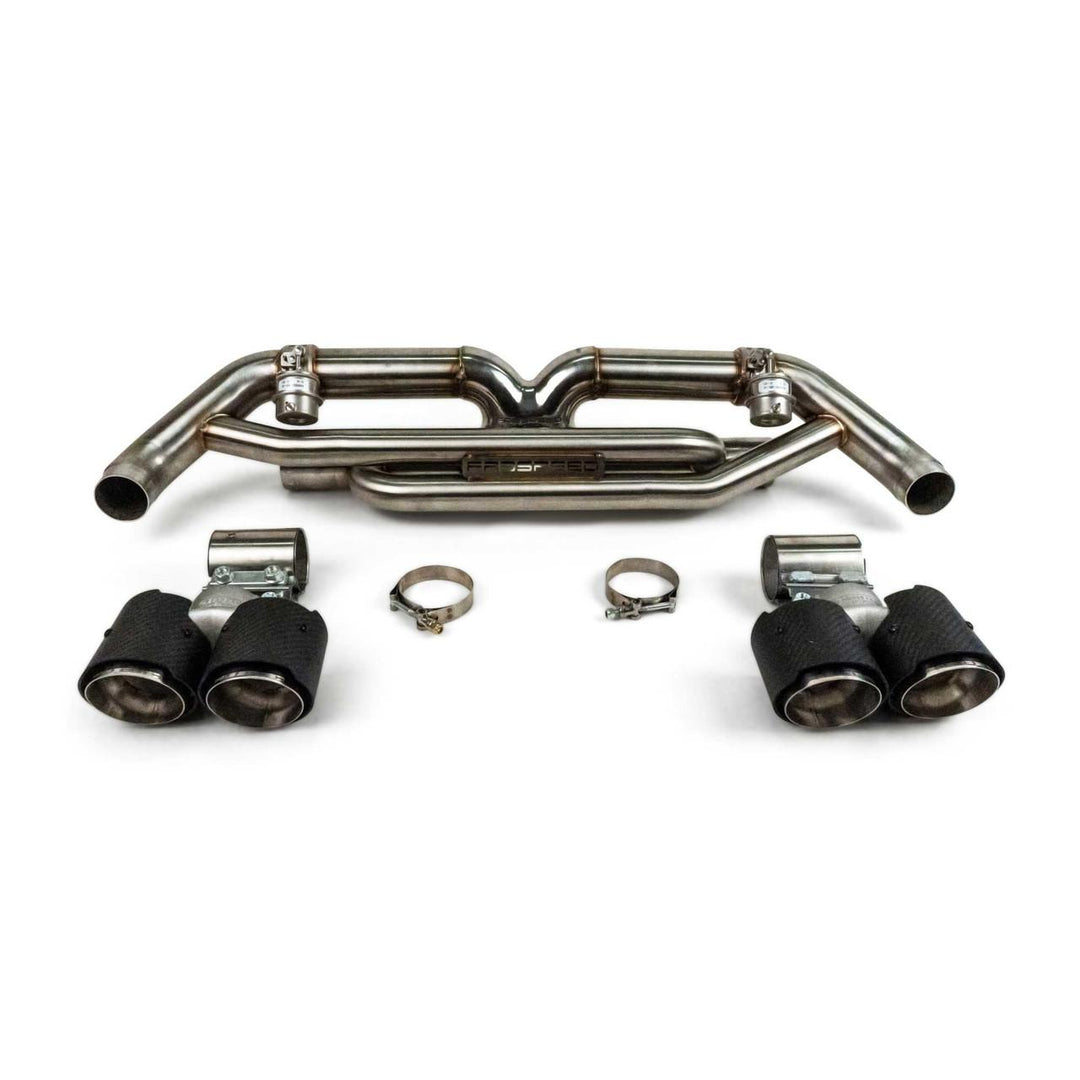 Fabspeed Porsche 991.2 Carrera Valvetronic Center Muffler Bypass X-Pipe (Non-PSE Only)