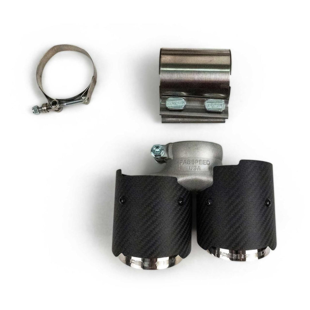 Fabspeed Porsche 991.2 Carrera Valvetronic Center Muffler Bypass X-Pipe (Non-PSE Only)