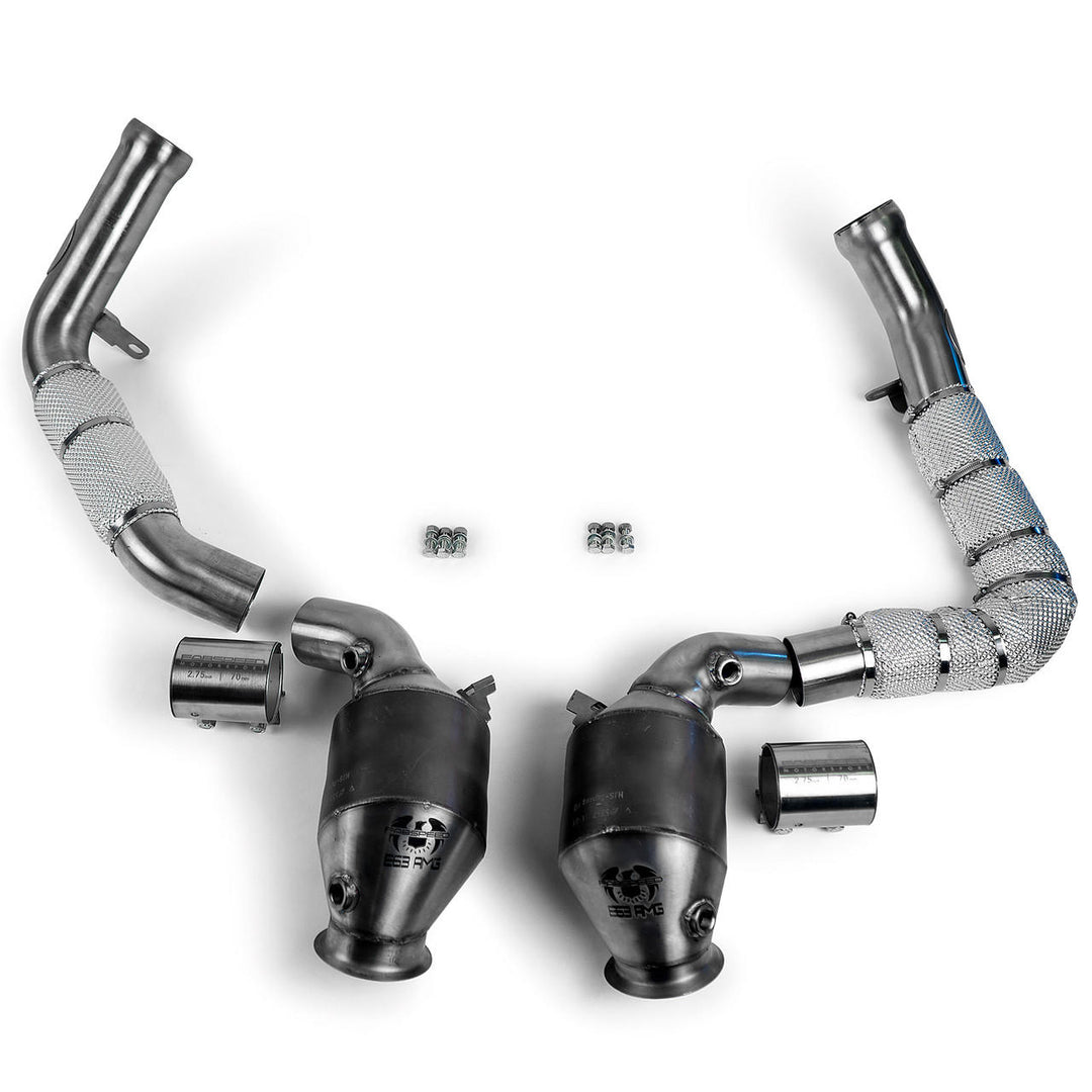 Fabspeed Mercedes-Benz AMG E-63s / GT63 Sport Cat Downpipes (2015-2021)