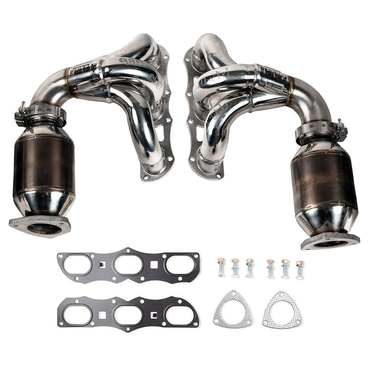 Fabspeed Porsche 991 Carrera RENNKRAFT® Modular Headers with HJS Catalytic Converters (2012-2016)