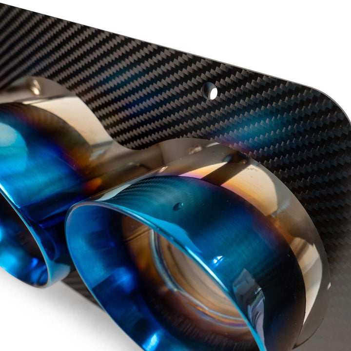 Fabspeed Chevrolet Corvette C8 Z06 Titanium Quad Tips (2023+)