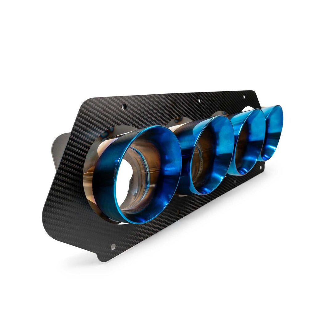 Fabspeed Chevrolet Corvette C8 Z06 Titanium Quad Tips (2023+)