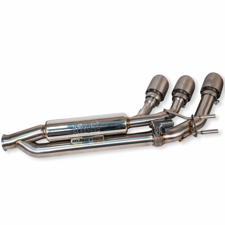 Fabspeed Mercedes-Benz G550 Valved Exhaust with Triple Tips (2019+)