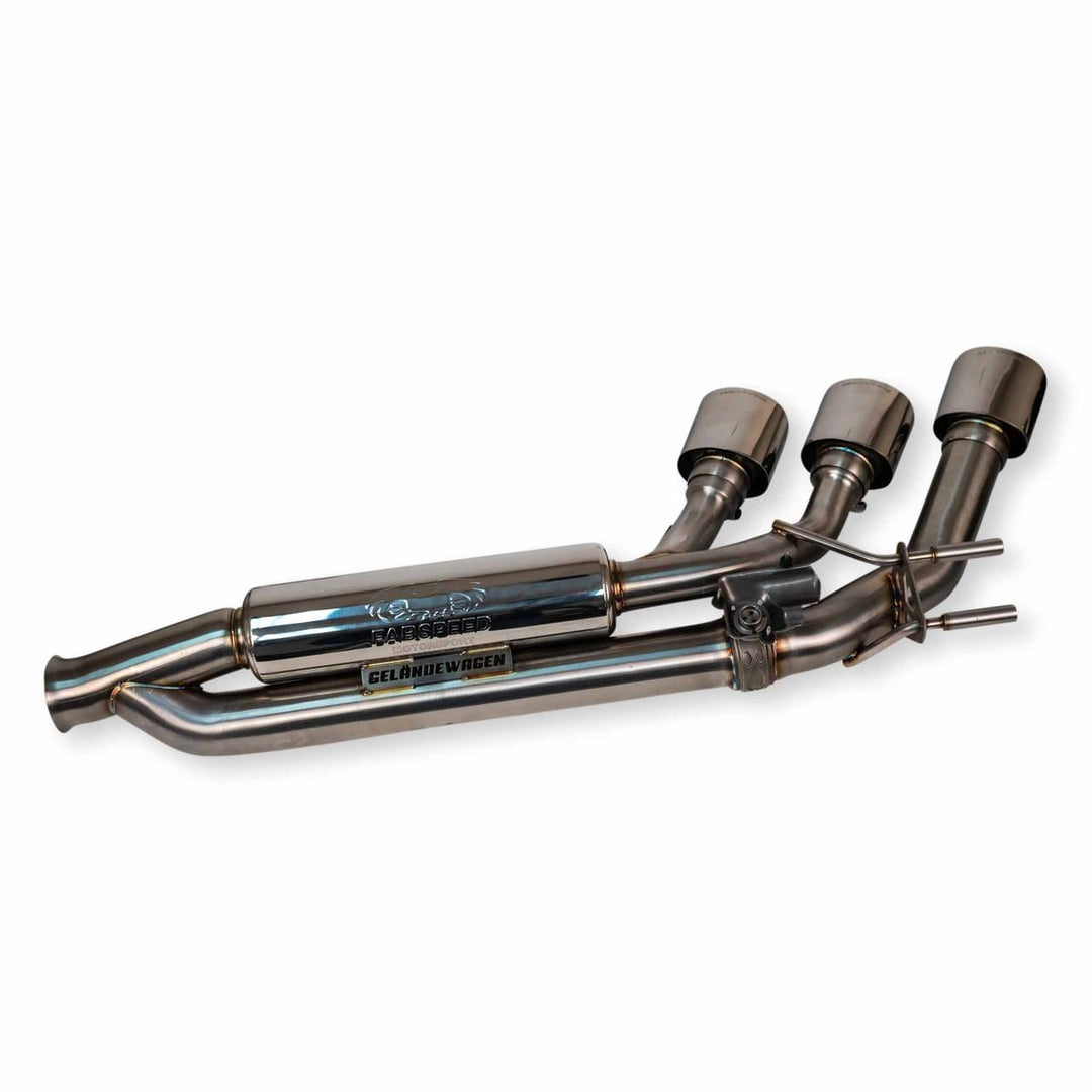 Fabspeed Mercedes-Benz G550 Valved Exhaust with Triple Tips (2019+)