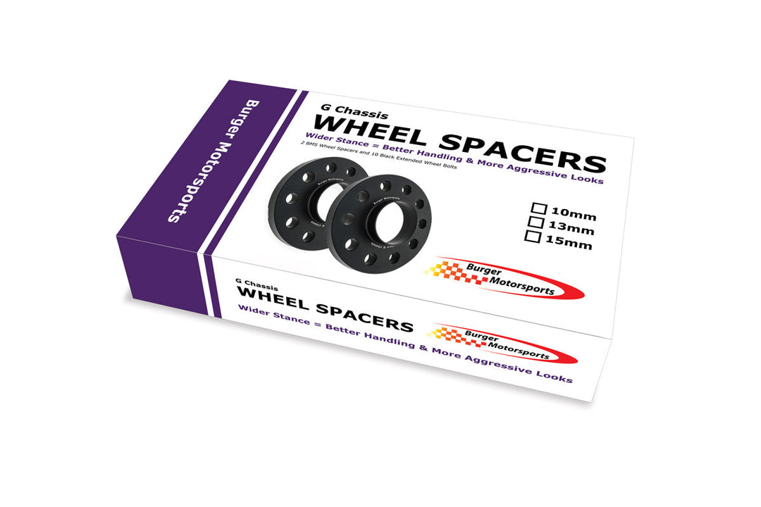 G Chassis BMW / F Chassis MINI - Burger Motorsports Wheel Spacer Kit w/10 Bolts - Burger Motorsports 2021 G80 M3 G92 M4 wheel spacers