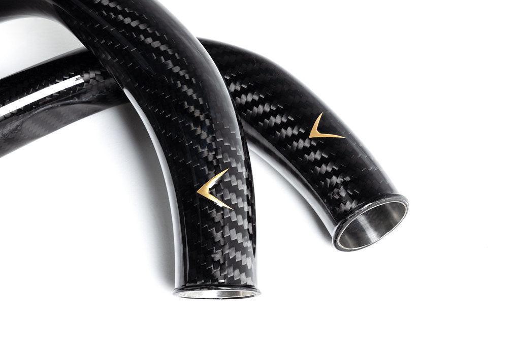 Eventuri BMW F8X M2C / M3 / M4 S55 Black Carbon Charge Pipe Set