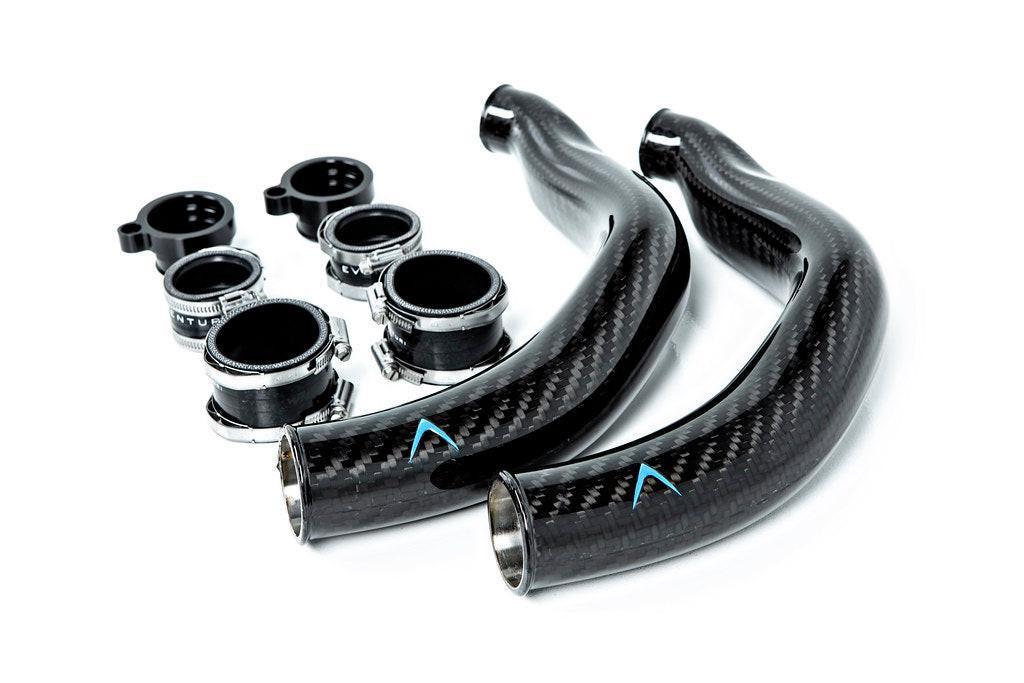 Eventuri BMW F8X M2C / M3 / M4 S55 Black Carbon Charge Pipe Set