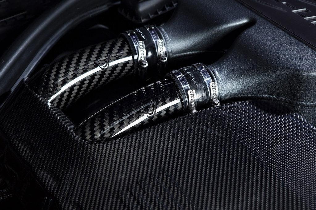 Eventuri BMW F8X M2C / M3 / M4 S55 Black Carbon Charge Pipe Set
