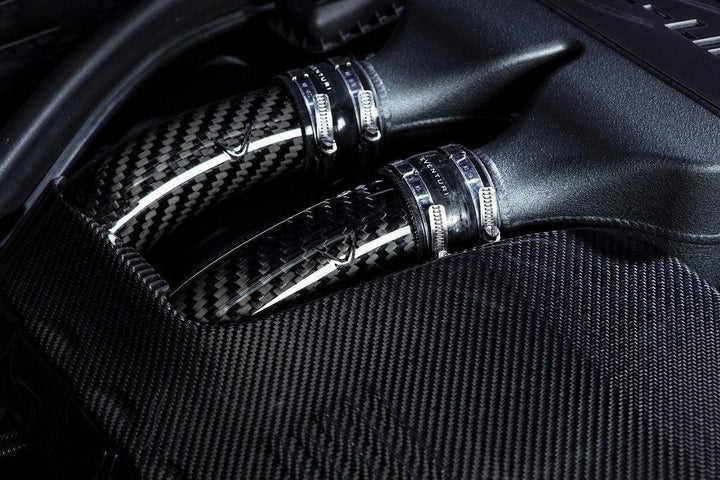 Eventuri BMW F8X M2C / M3 / M4 S55 Black Carbon Charge Pipe Set