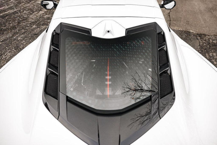Eventuri Chevrolet C8 Corvette Black Carbon Engine Cover