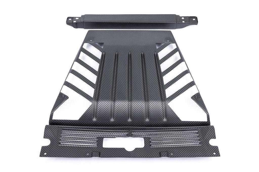 Eventuri Lamborghini Huracan Black Carbon Engine Cover Set