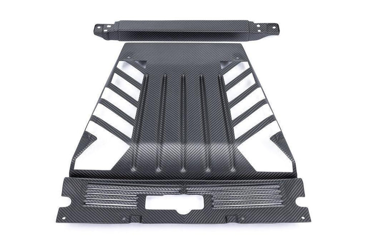 Eventuri Lamborghini Huracan Black Carbon Engine Cover Set
