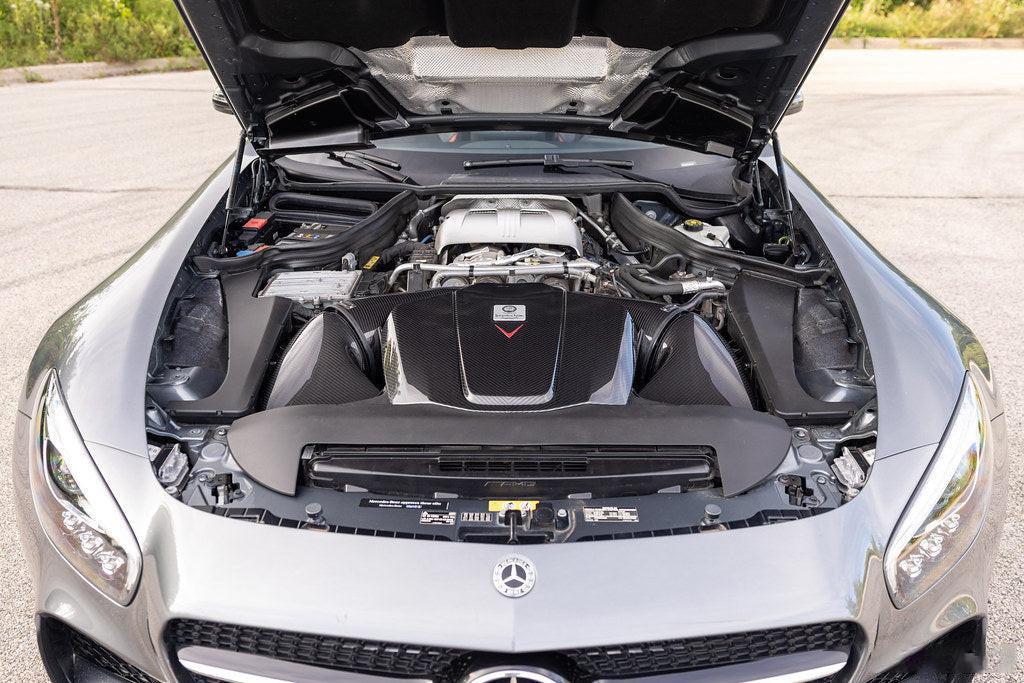 Eventuri Mercedes C190 / R190 AMG GT / GTS / GTR Black Carbon Intake & Engine Cover