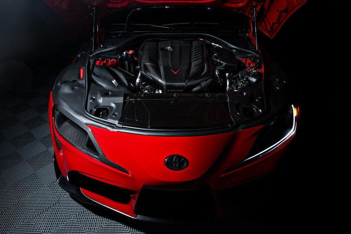 Eventuri Toyota A90 Supra Black Carbon Headlamp Duct