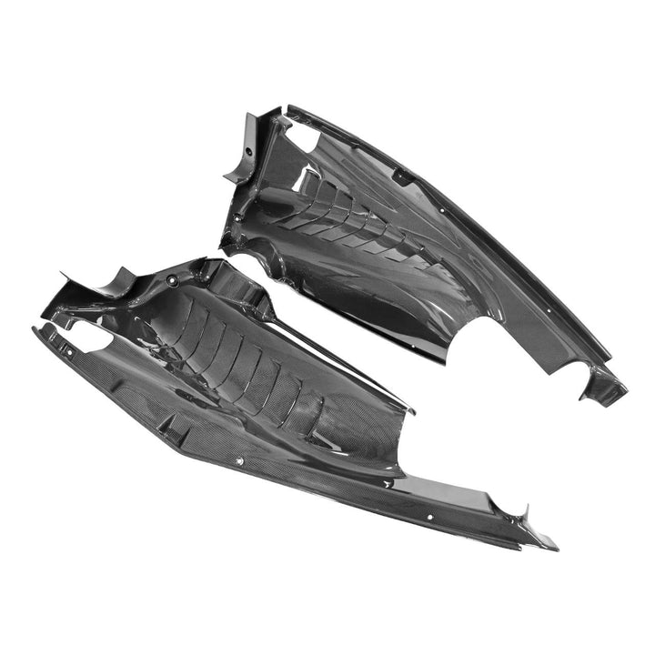 Carbon Fiber Coupe Engine Bay Panels - Ferrari F8 Tributo/Pista (Coupes Only)