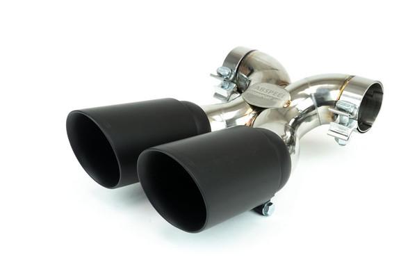 Fabspeed Porsche 987.2 Boxster / Cayman, Cayman R, Spyder Maxflo True X-Pipe with Dual Tips (2009-2012)