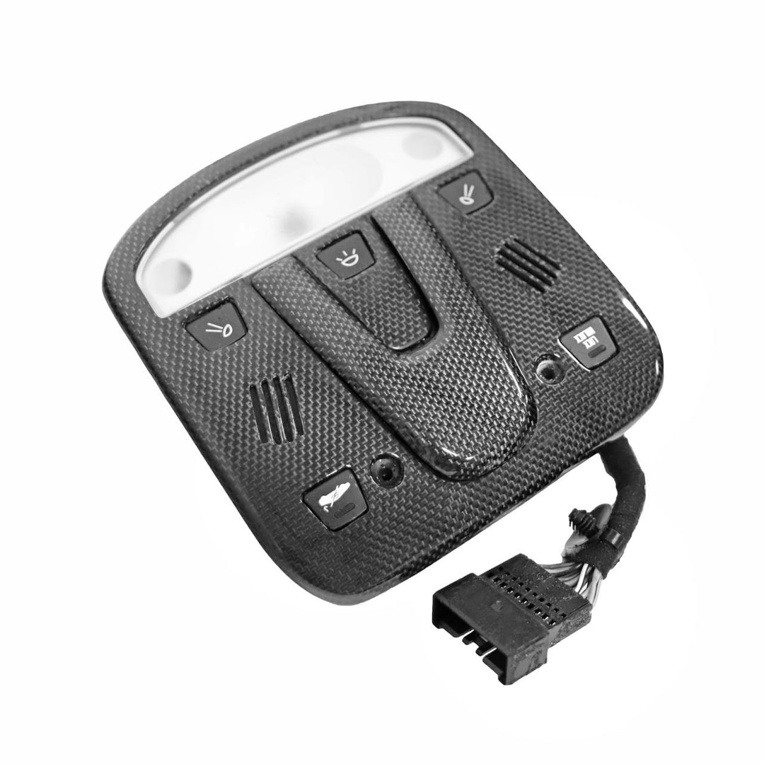Carbon Fiber Dome Light Cover With 5 Holes California Ferrari