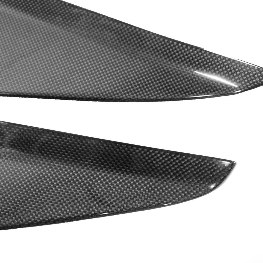 Carbon Fiber OEM Style Rear Diffuser Fins - Ferrari 458 Spider/Coupe