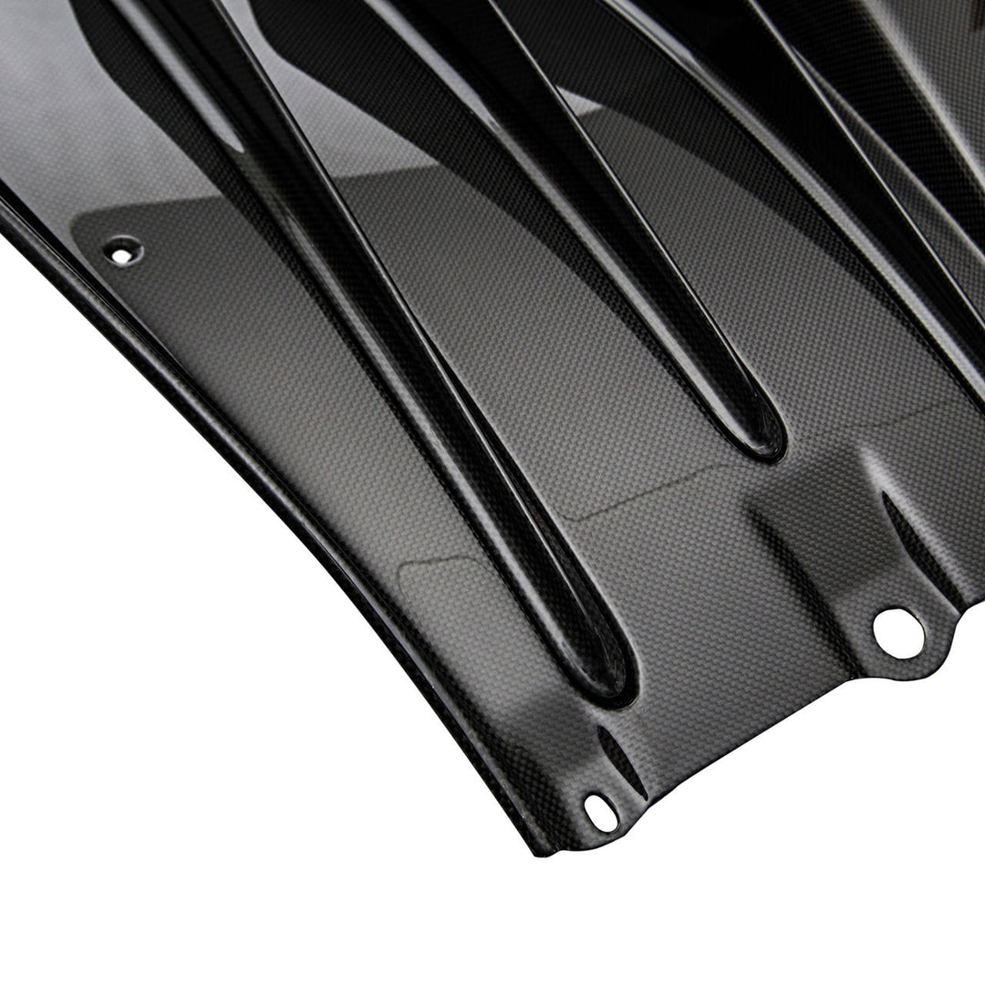Carbon Fiber Scuderia Rear Diffuser OEM - Replaceable Fins F430 Ferrari