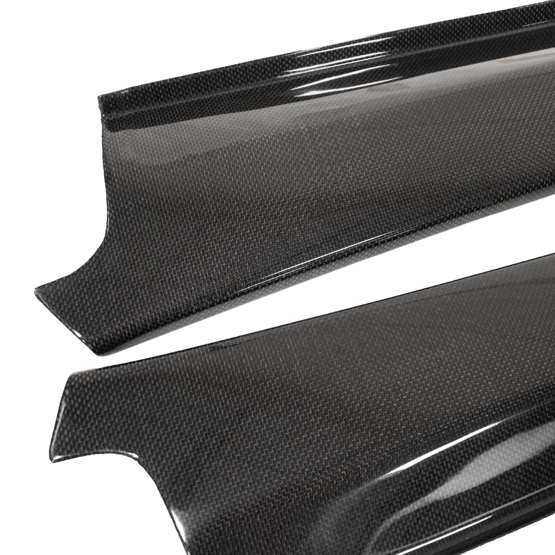 Carbon Fiber Door Sill Steps w/Embossed "Ferrari" Text 458 Speciale Aperta Ferrari