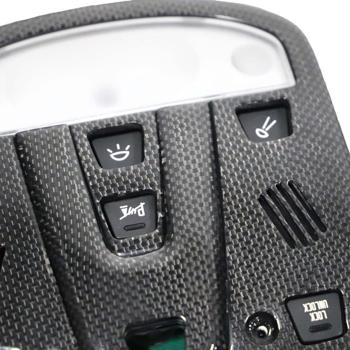 Carbon Fiber Dome Light Cover With 7 Holes California Ferrari