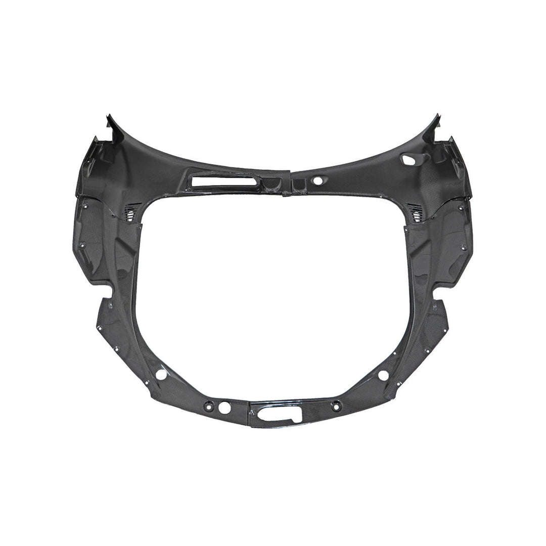 Carbon Fiber Front Bonnet Area Trim - Ferrari 458 Italia/Spider