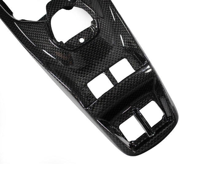 Carbon Fiber Center Console Window Switch Plate - Ferrari 488 GTB/Spider
