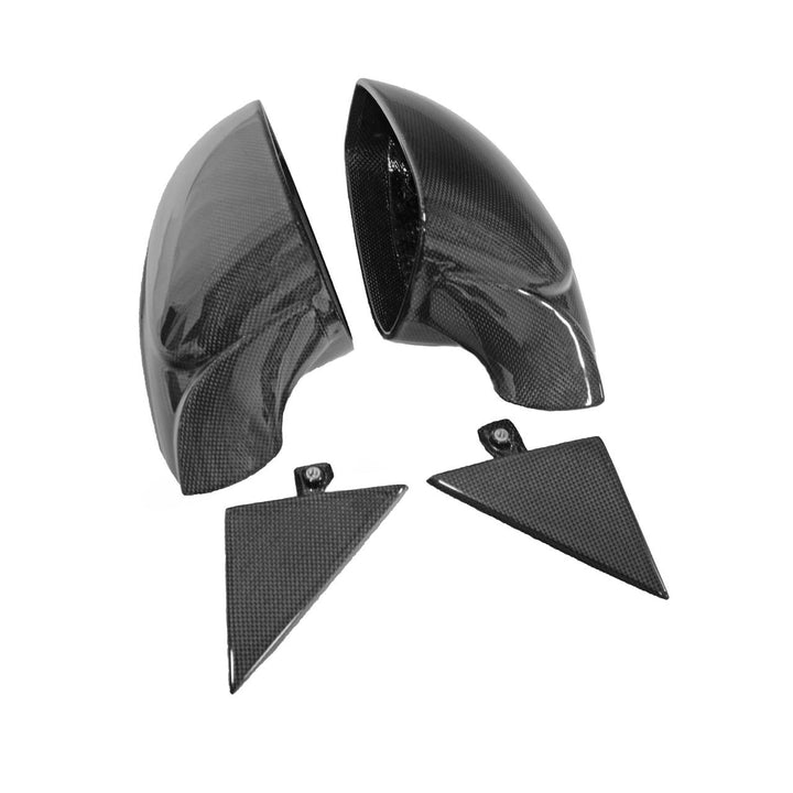 Carbon Fiber  Mirror Housings With Triangle Trim - Ferrari 488 Pista