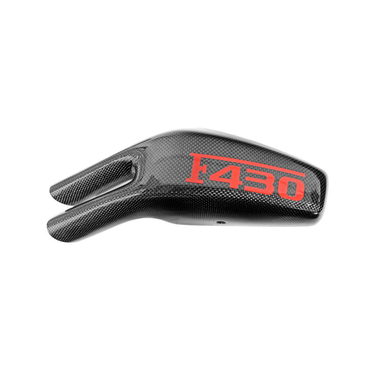 Carbon Fiber Mirror Housings With Custom Colored "F430" Text F430 Ferrari