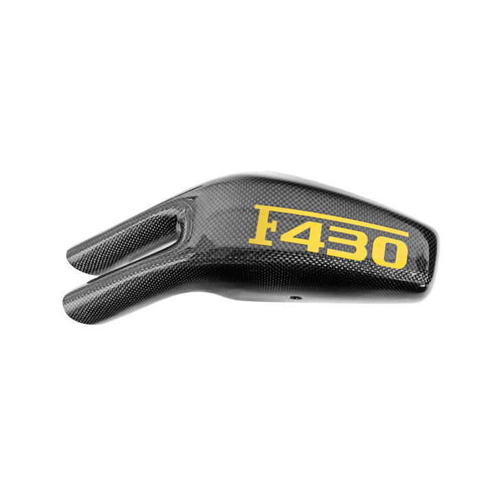 Carbon Fiber Mirror Housings With Custom Colored "F430" Text F430 Ferrari