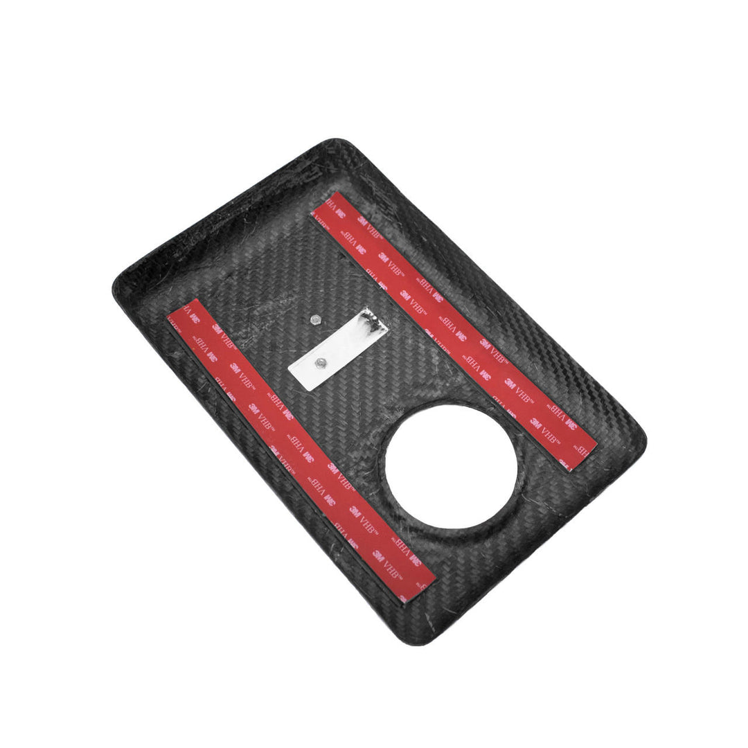 Flat Top Carbon Fiber Coolant Tank Cover Without Tabs -  F430 Ferrari