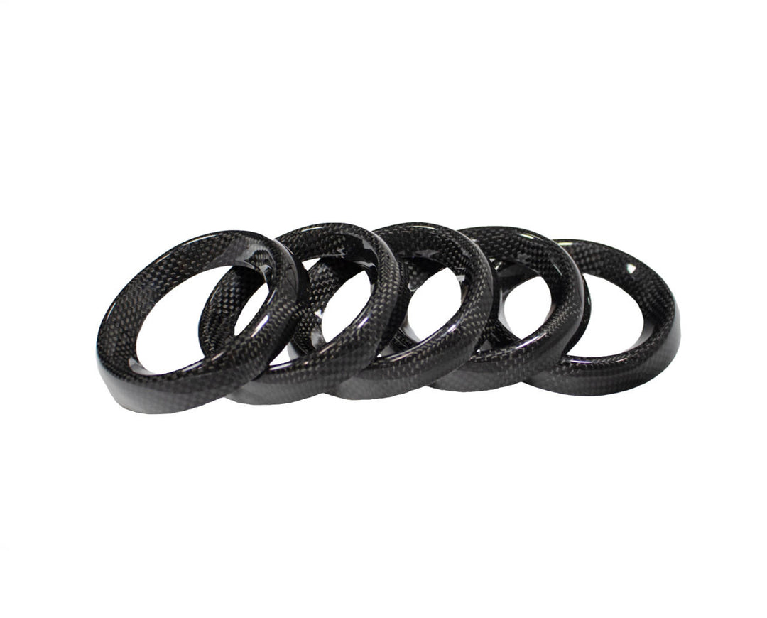 Carbon Fiber Vent Ring Covers - Ferrari F430