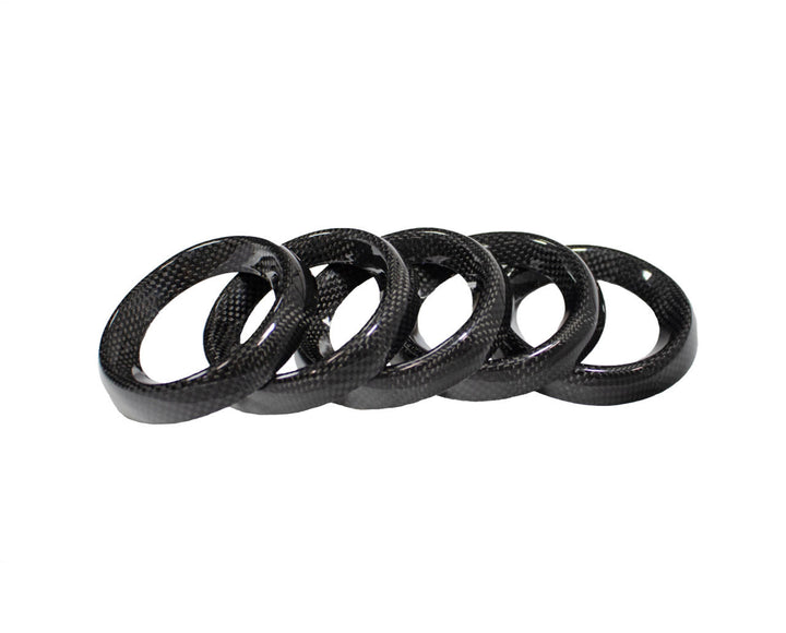 Carbon Fiber Vent Ring Covers - Ferrari F430