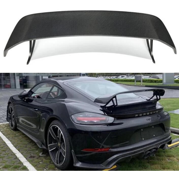 Carbon Fiber GT Style Rear Wing 987 Boxster Cayman Porsche