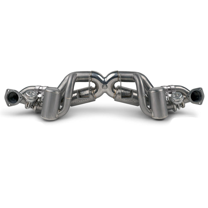 Fabspeed Porsche 718 GT4 RS Titanium Valvetronic X-Pipe Cat-Back Exhaust System (2022+)