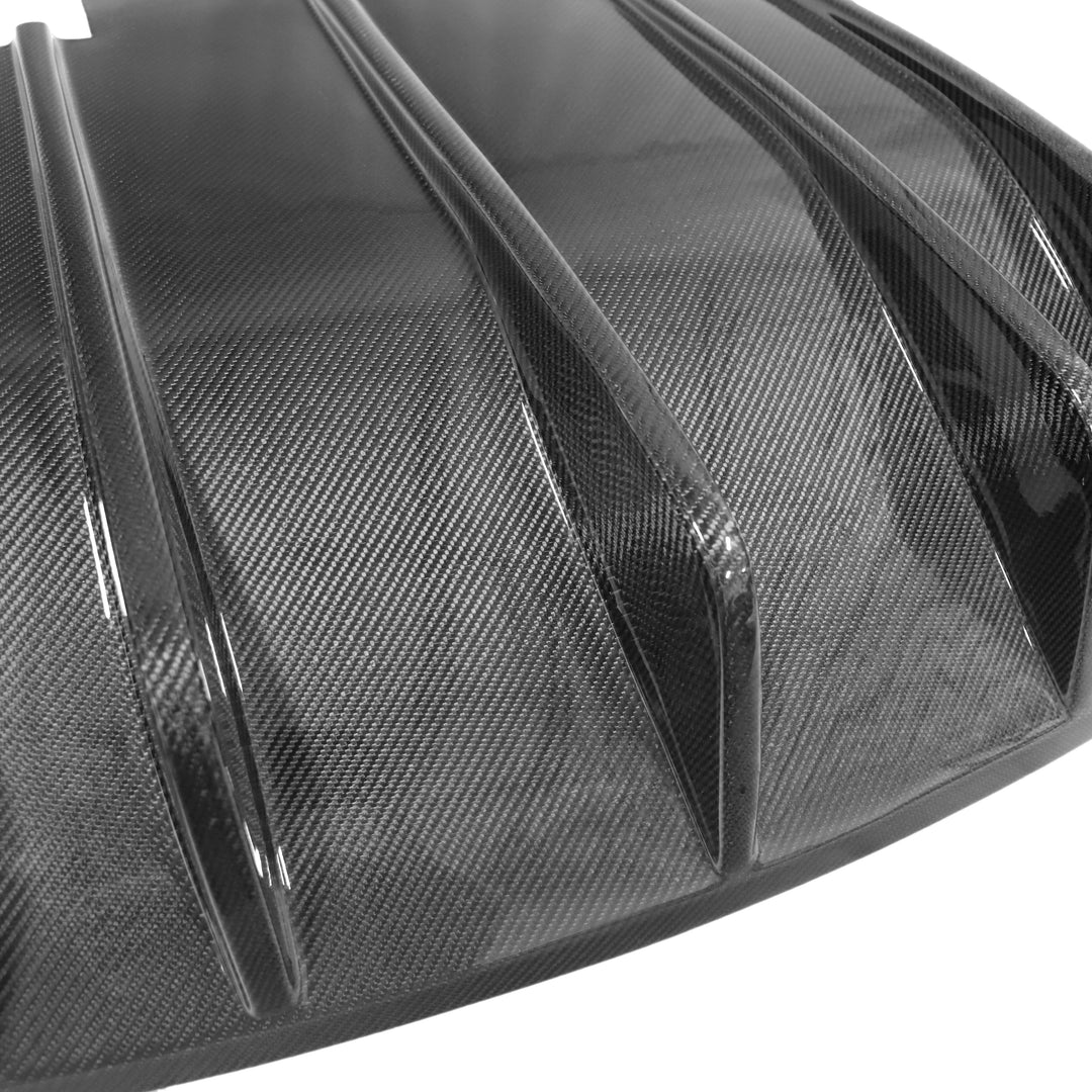 Carbon Fiber Carbon Fiber Rear Bumper Filler Trim Cover GranTurismo Maserati