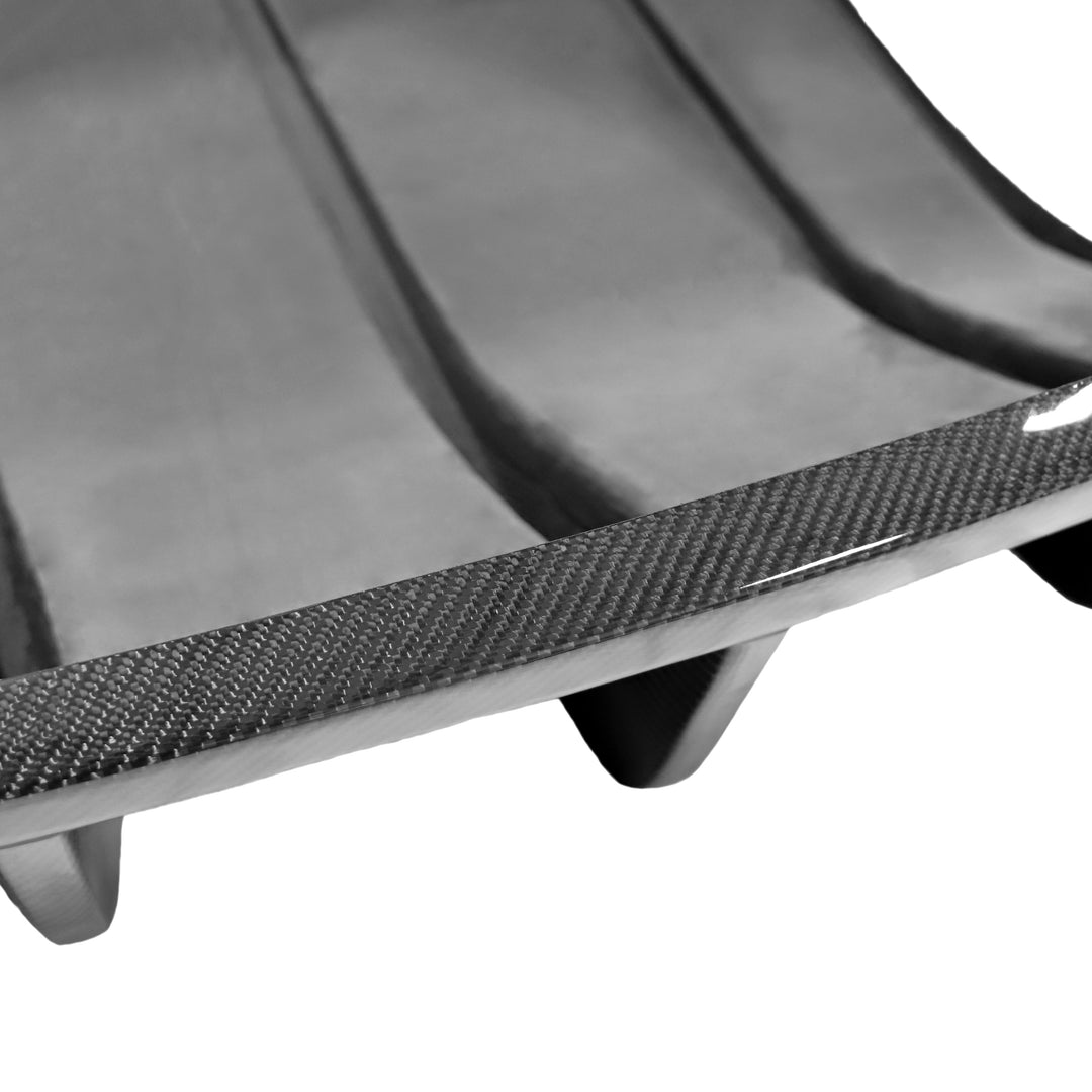 Carbon Fiber Carbon Fiber Rear Bumper Filler Trim Cover GranTurismo Maserati