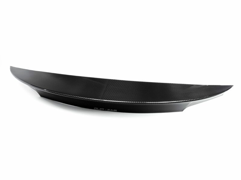 Unplugged Performance Model S Long Tail Trunk Spoiler, Prepreg Carbon Fiber, Gloss Clear