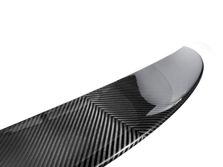 Unplugged Performance Model S Long Tail Trunk Spoiler, Prepreg Carbon Fiber, Gloss Clear