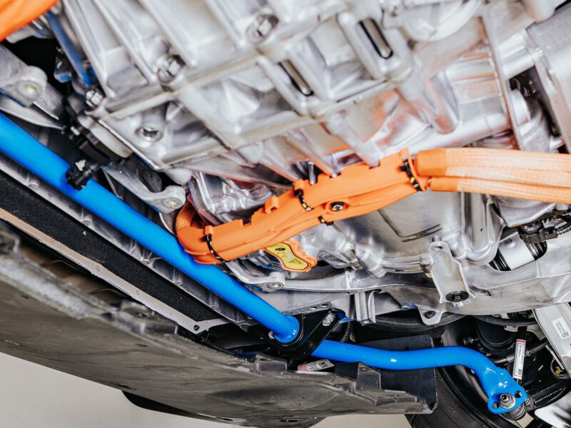 Unplugged Performance Tesla Model S Plaid and Long Range Rear Sway Bar - 3 Way Adjustable (2021+)