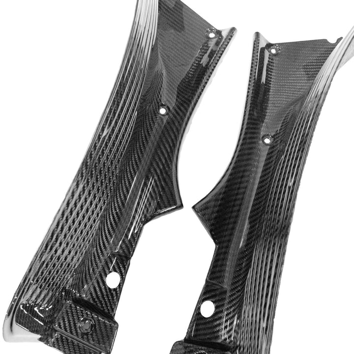 Carbon Fiber Door Fender Shields - 650S McLaren