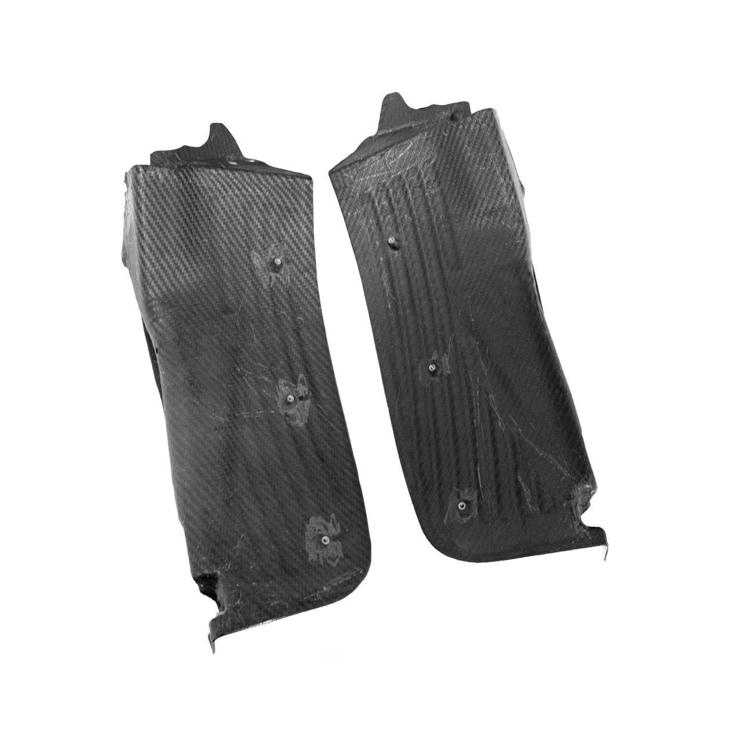 Carbon Fiber Door Fender Shields - 650S McLaren