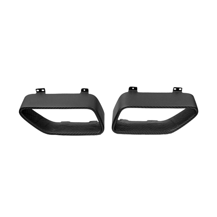 Carbon Fiber Matte Finish Carbon Tail Pipe Tips  - McLaren MP4-12C/650S McLaren