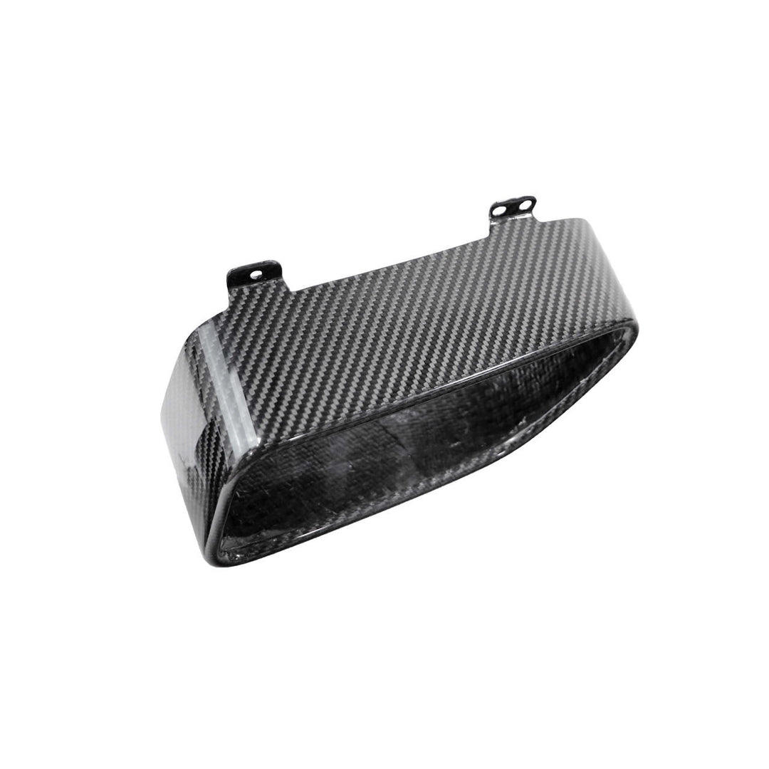 Carbon Fiber Silver Mesh Tail Pipe Tips - McLaren MP$-12C/650S